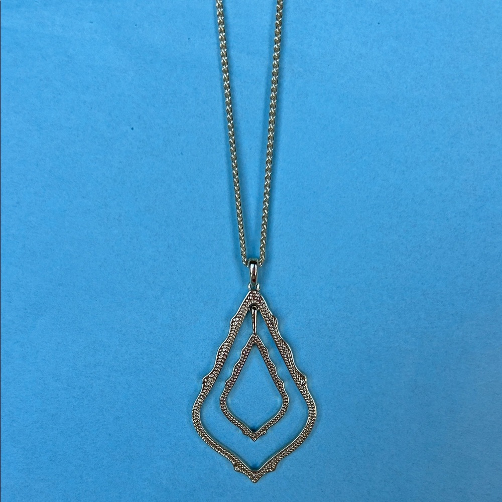 Kendra Scott Gold Open Frame Necklace